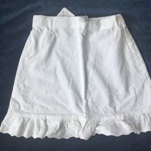 H&M 5T white lace skirt NWT